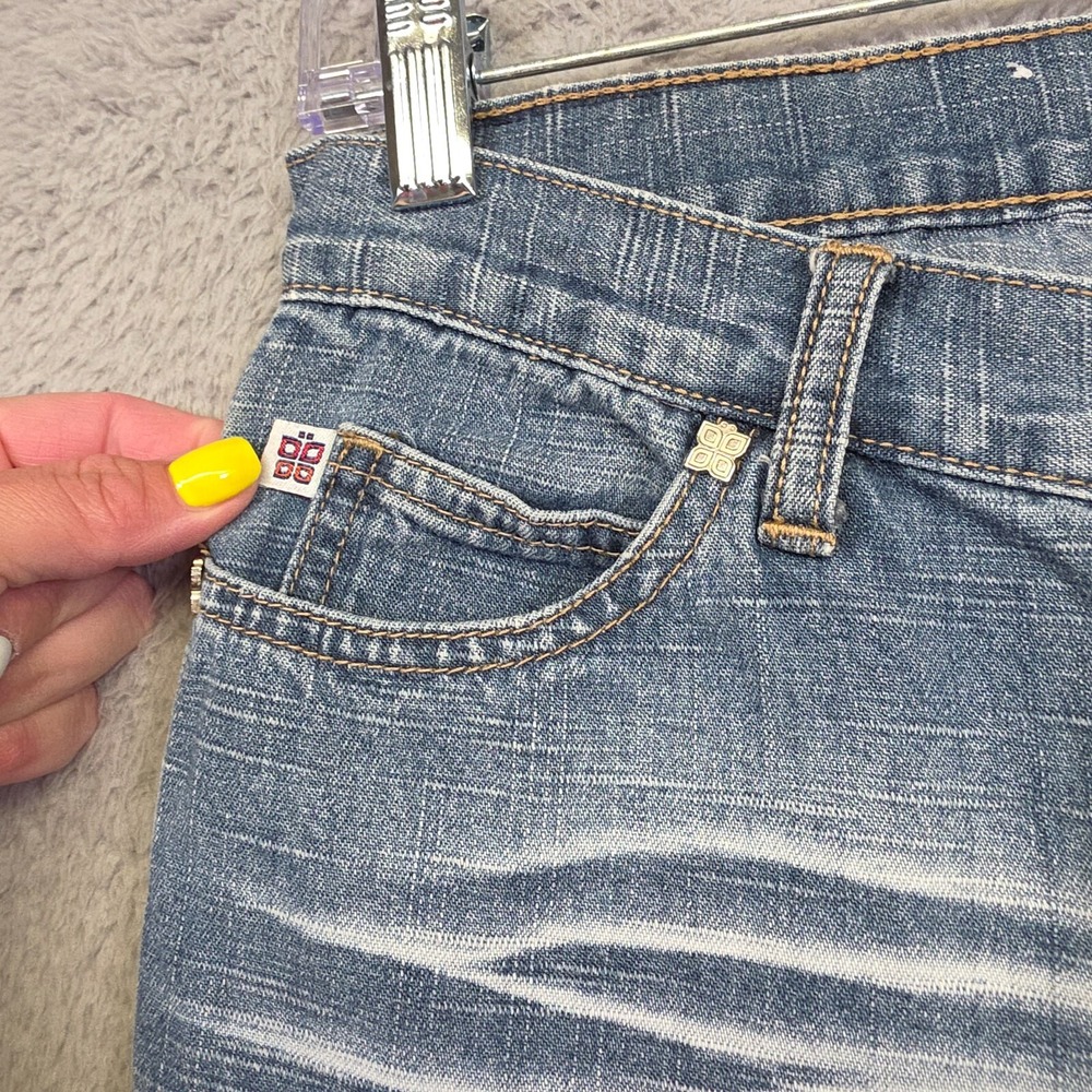 Plugg Women's Blue Flare Jeans - Picture 6 of 16